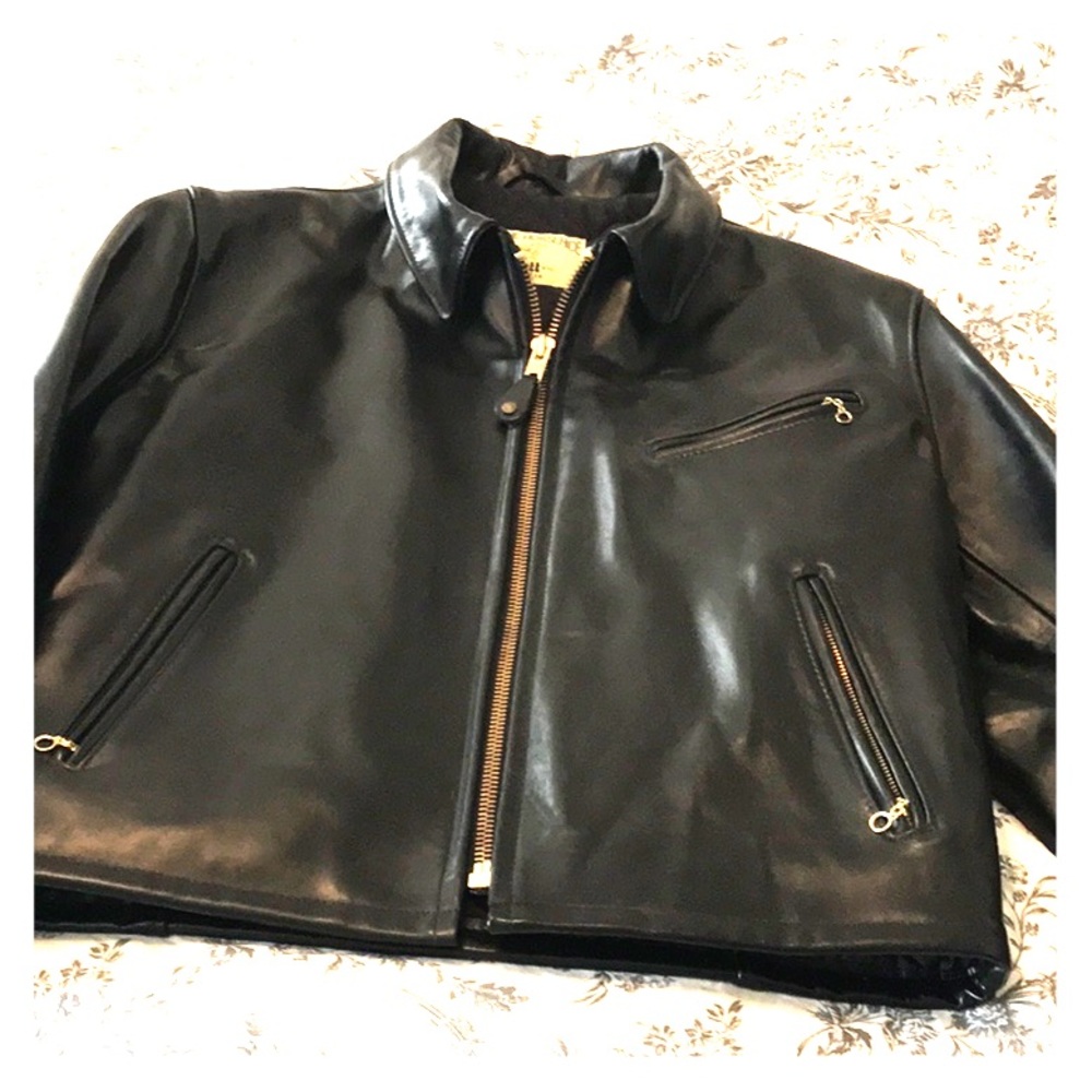 Never worn Genuine SCHOTT motorcycle leather